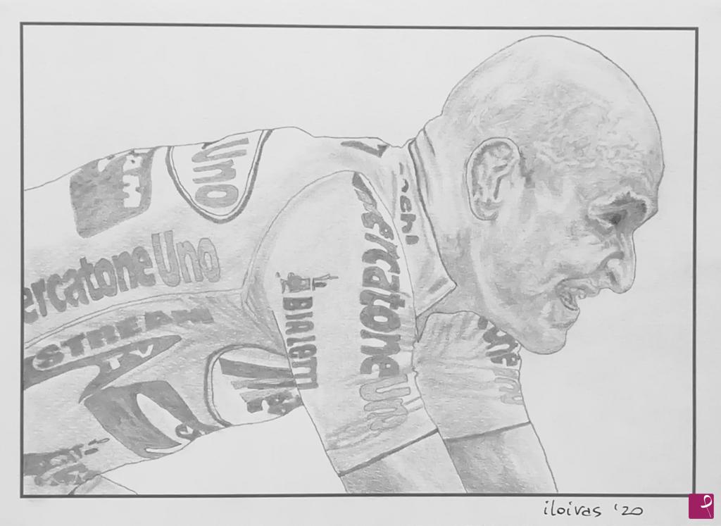 quadri in vendita online - Marco Pantani "Il Pirata"