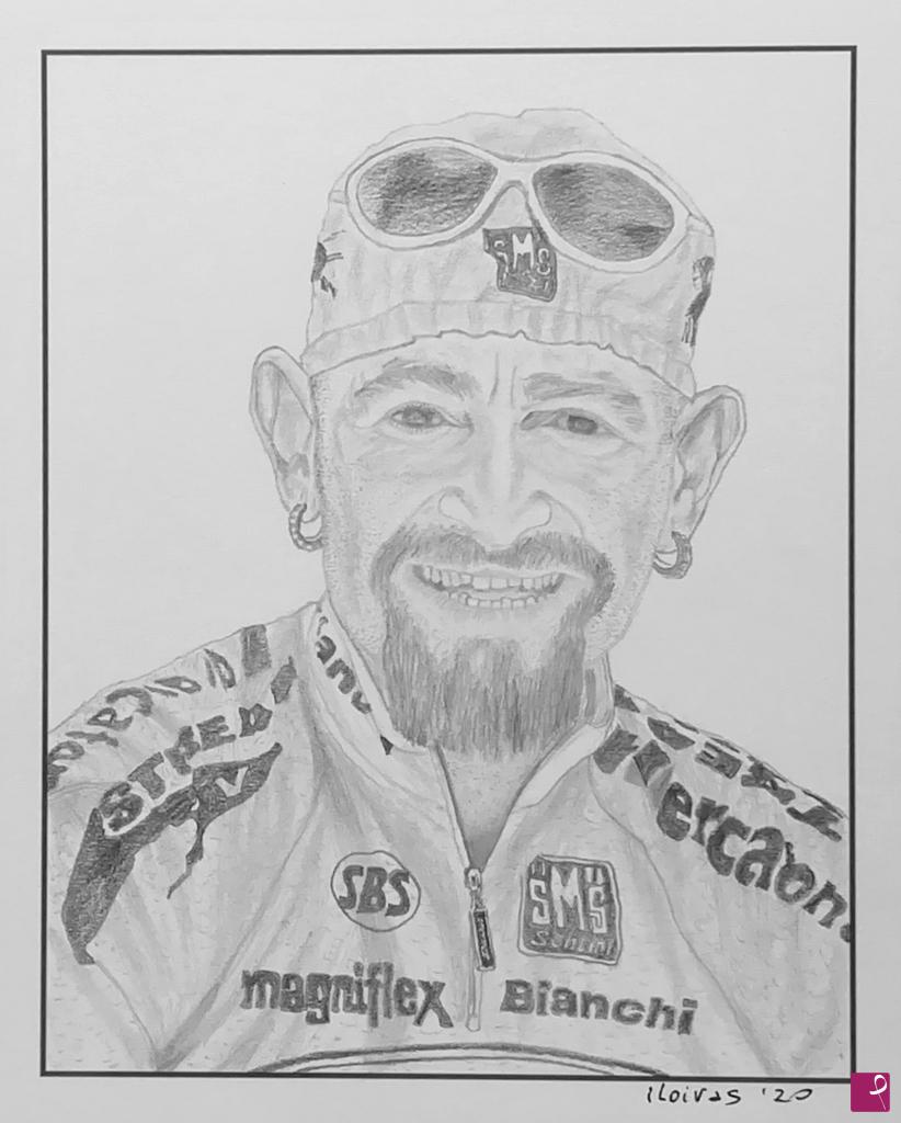quadri in vendita online - Marco Pantani "The Pirate"