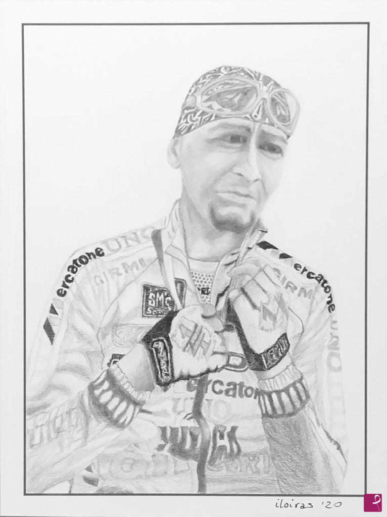 quadri in vendita online - Marco Pantani "The Pirate"