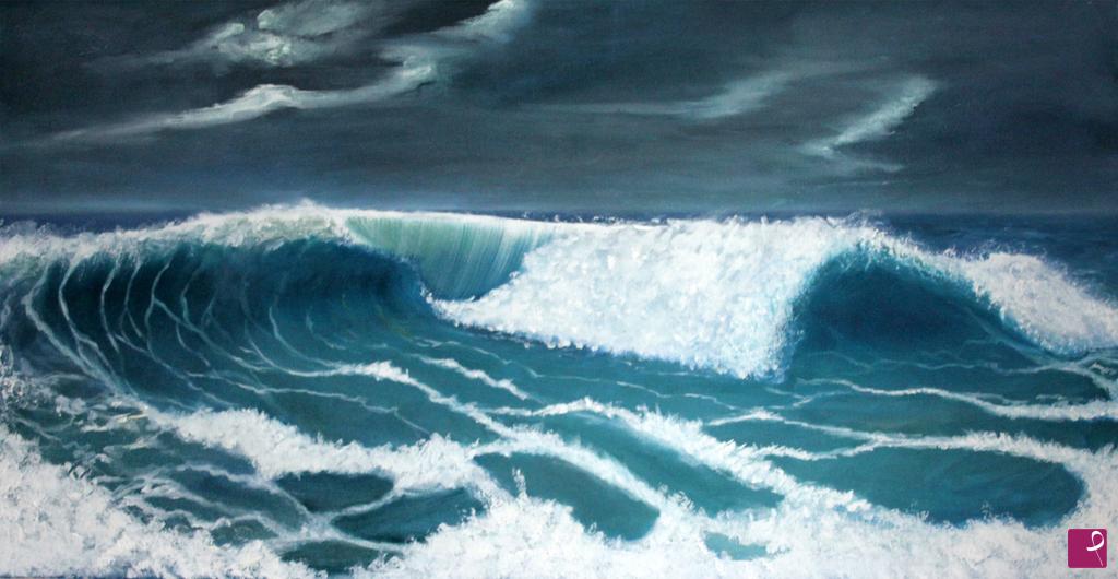 quadri in vendita online - Mare d'Inverno