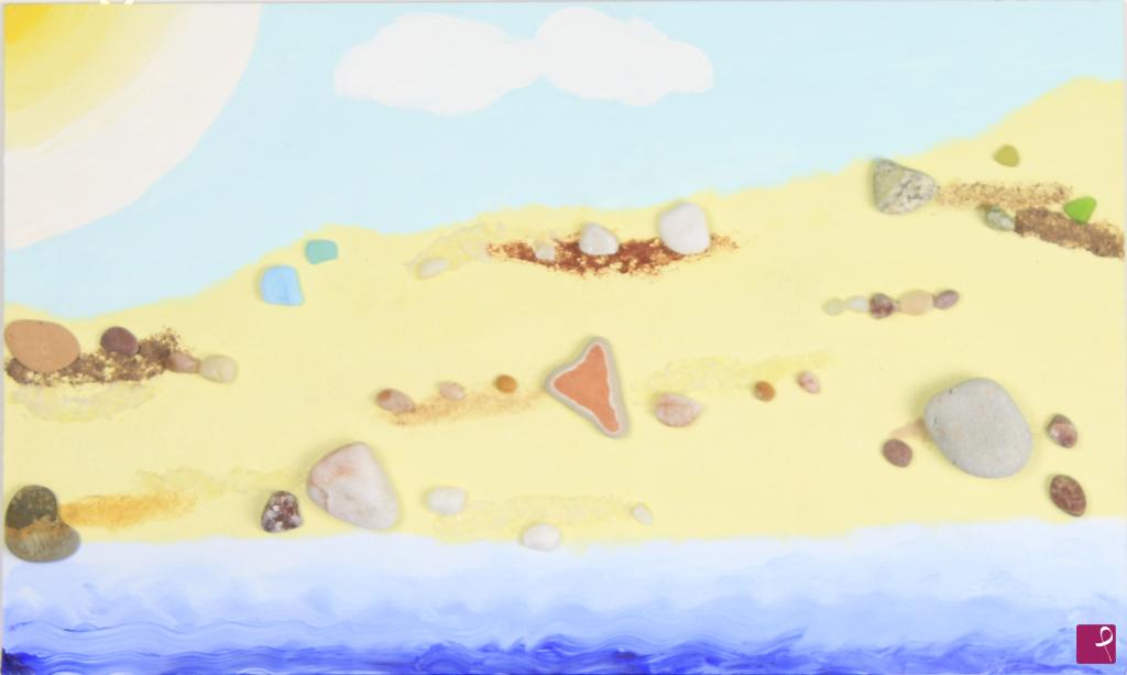 quadri in vendita online - Mare e Sabbia - Pietre