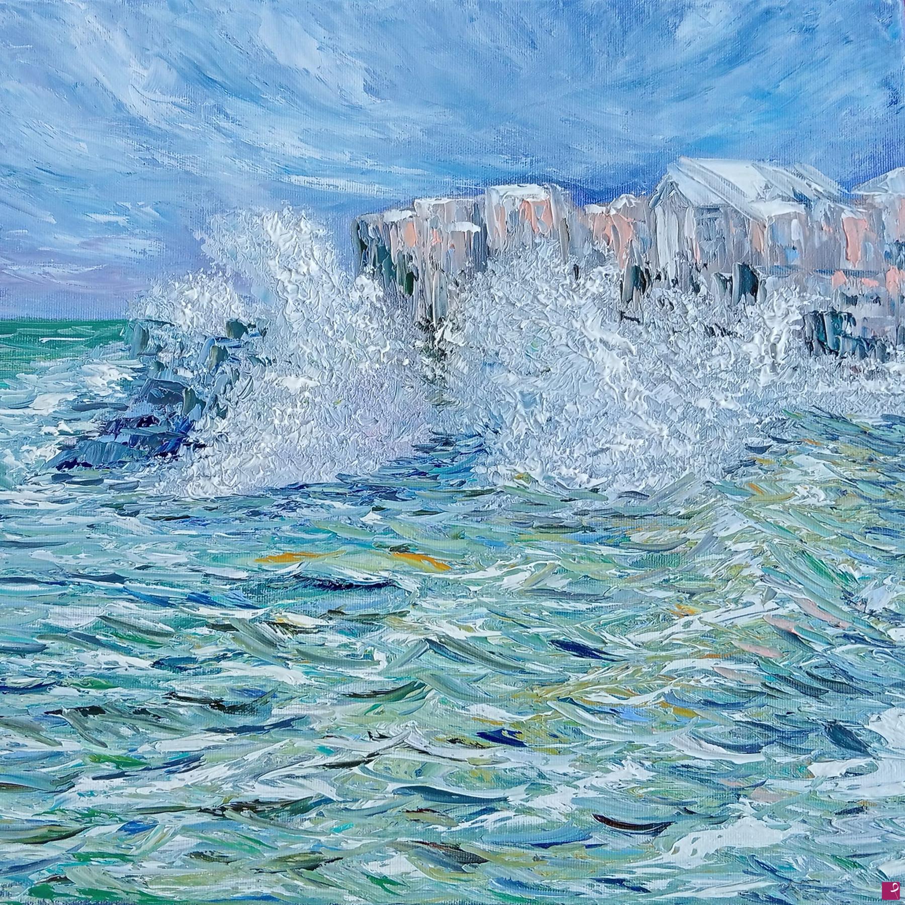 quadri in vendita online - Mare in burrasca