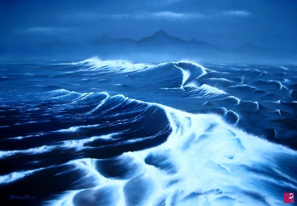 quadri in vendita online - Mare in tempesta