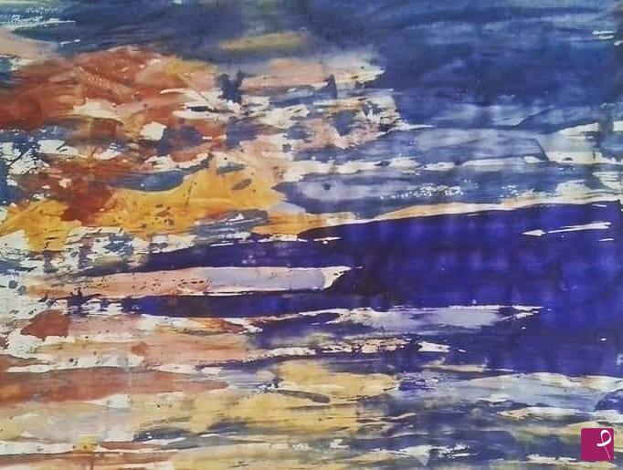 quadri in vendita online - Mare mediterraneo L' Isola del dottor Moreau 2019 Lovisi Valter dipinto su tela 90 x 70 