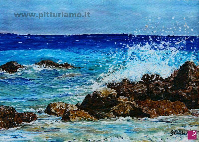quadri in vendita online - Mare mosso