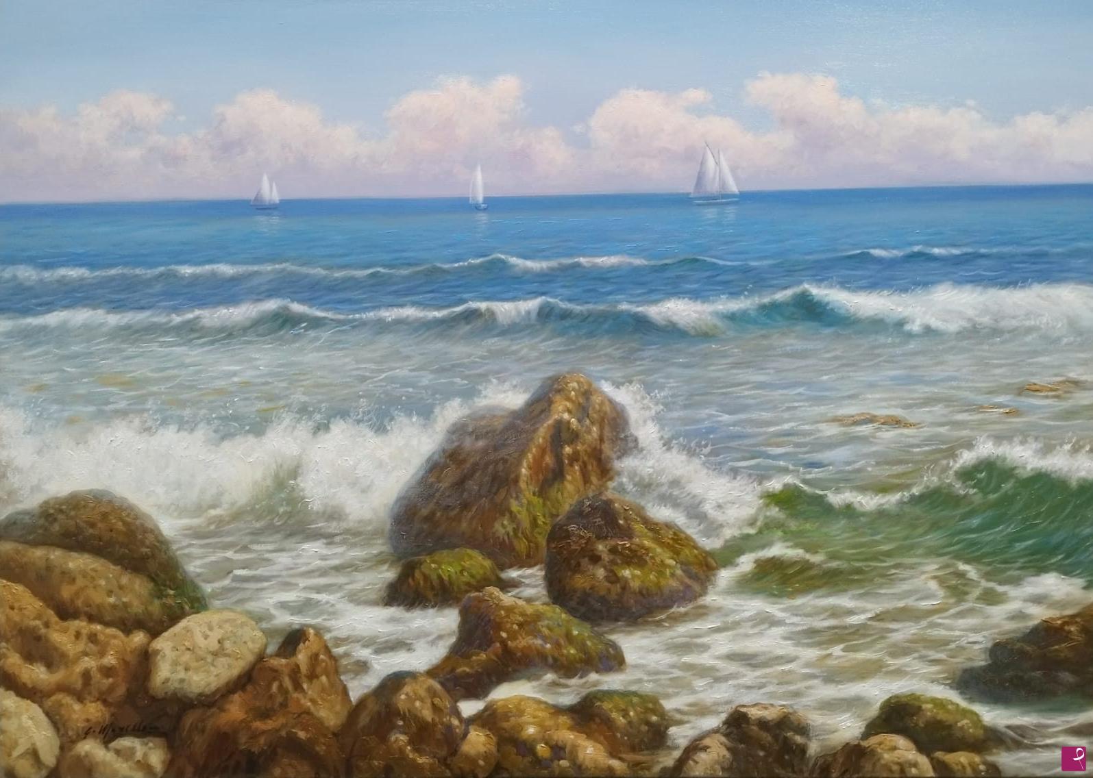 quadri in vendita online - Mare mosso