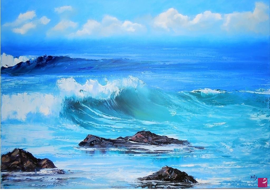 quadri in vendita online - Mare mosso 
