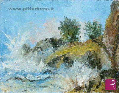 Quadro di Cataldi Paesaggio di mare - Pittori contemporanei