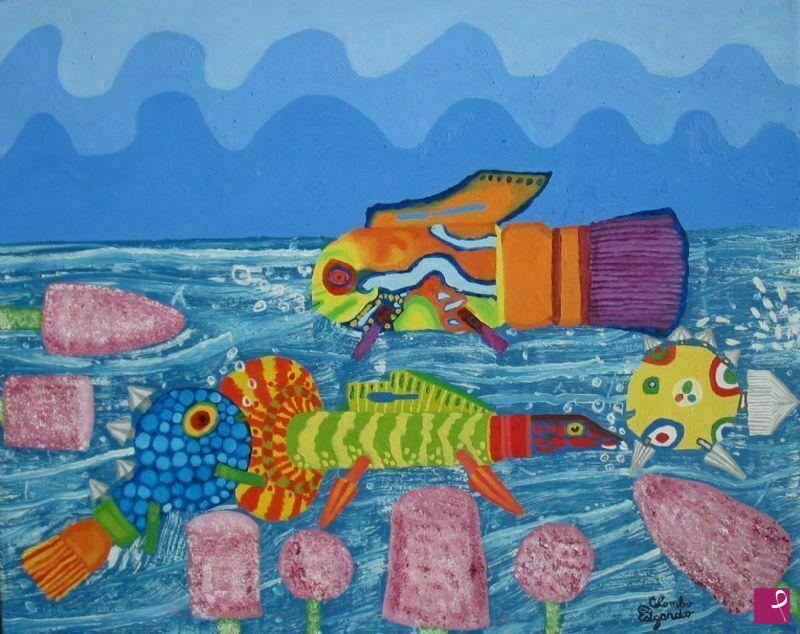 quadri in vendita online - Mare sommerso