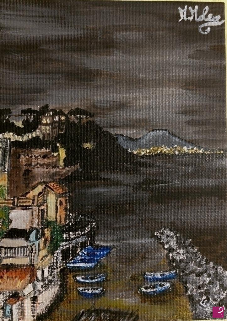 quadri in vendita online - Marechiaro..notturno 