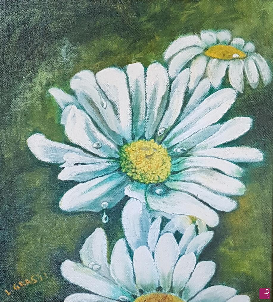 quadri in vendita online - Margherite