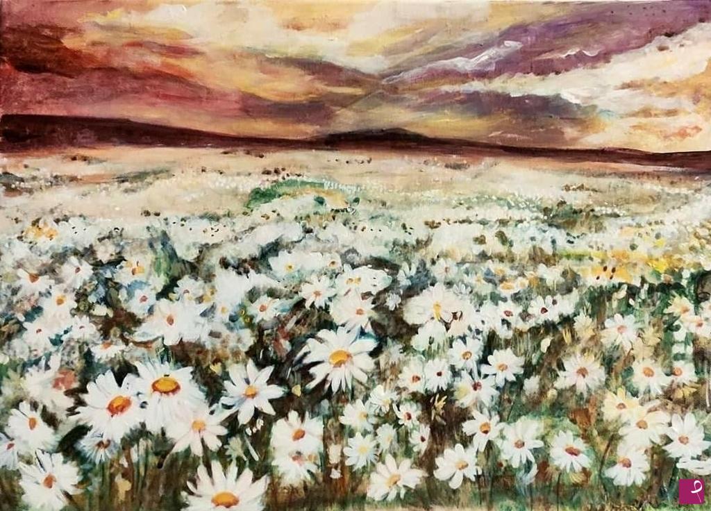 quadri in vendita online - Margherite/Daisies