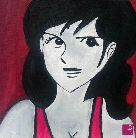 quadri in vendita online - "Margot" olio su tela 30x30