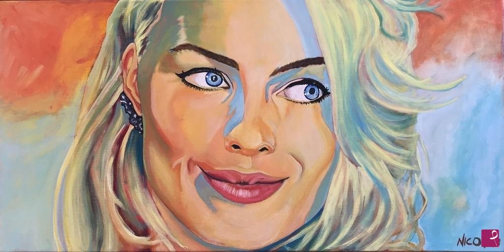 quadri in vendita online - Margot Robbie