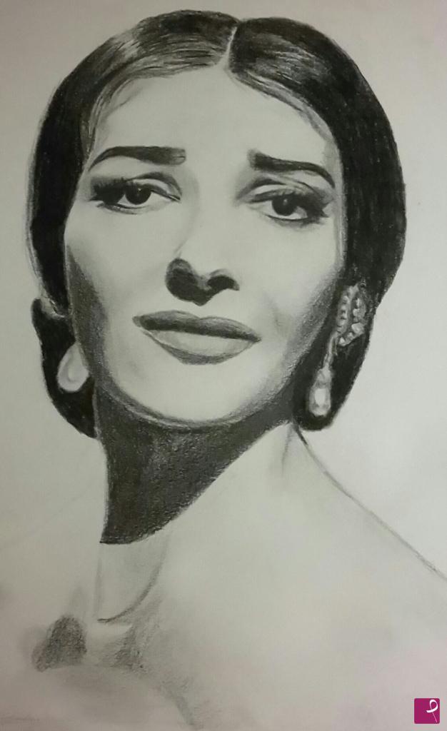 quadri in vendita online - Maria Callas