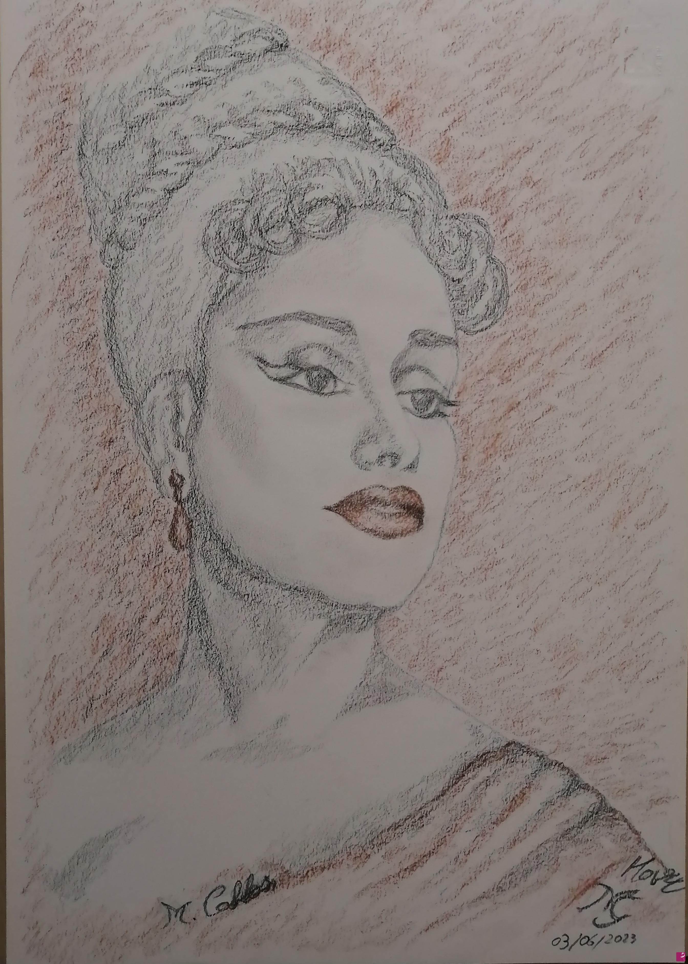quadri in vendita online - Maria Callas 