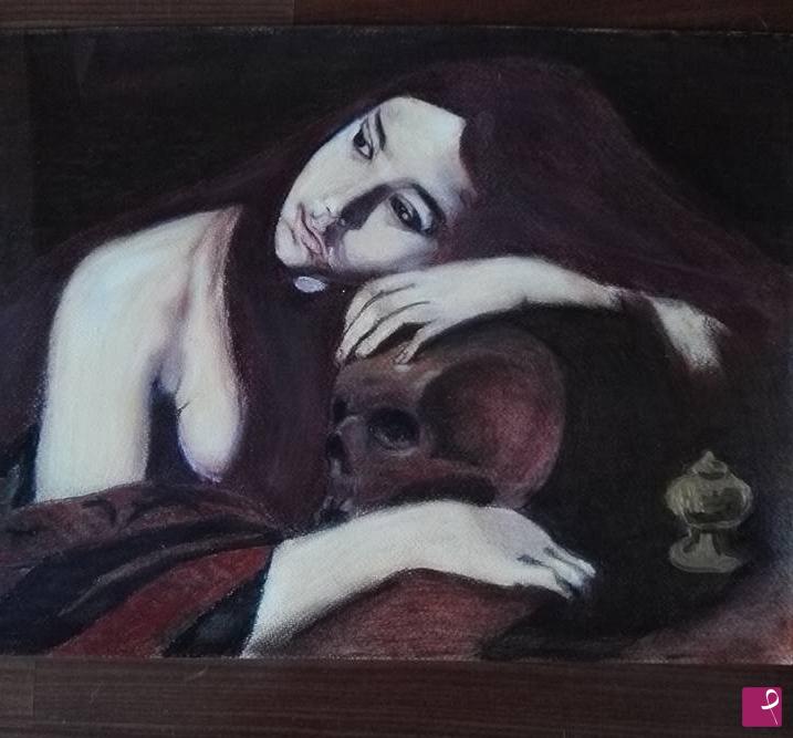 quadri in vendita online - Maria Maddalena penitente"Last version"