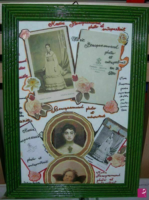 quadri in vendita online - Marie Bracquemond, foto e autoritratto (photo et autoportrait)