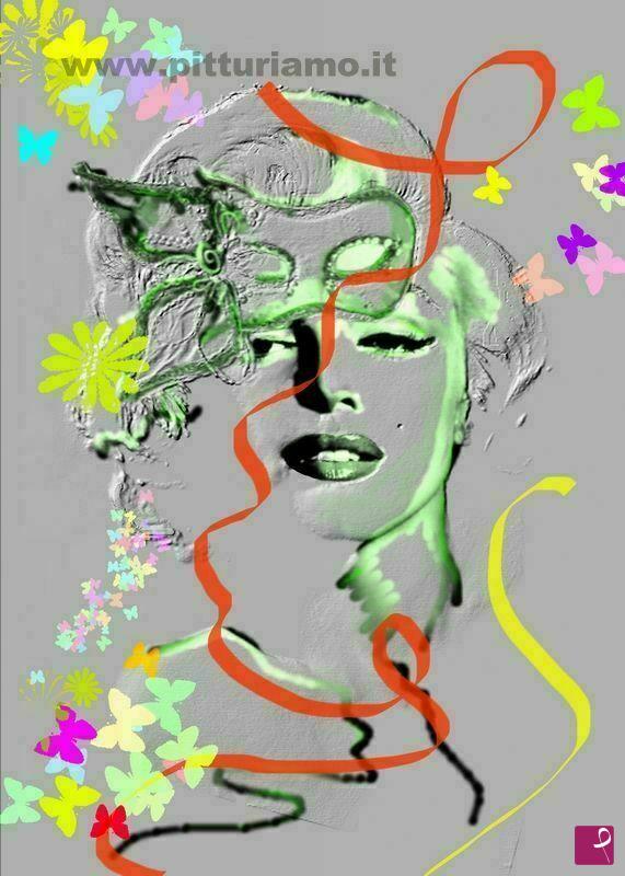 quadri in vendita online - Marilyn - 04- painting