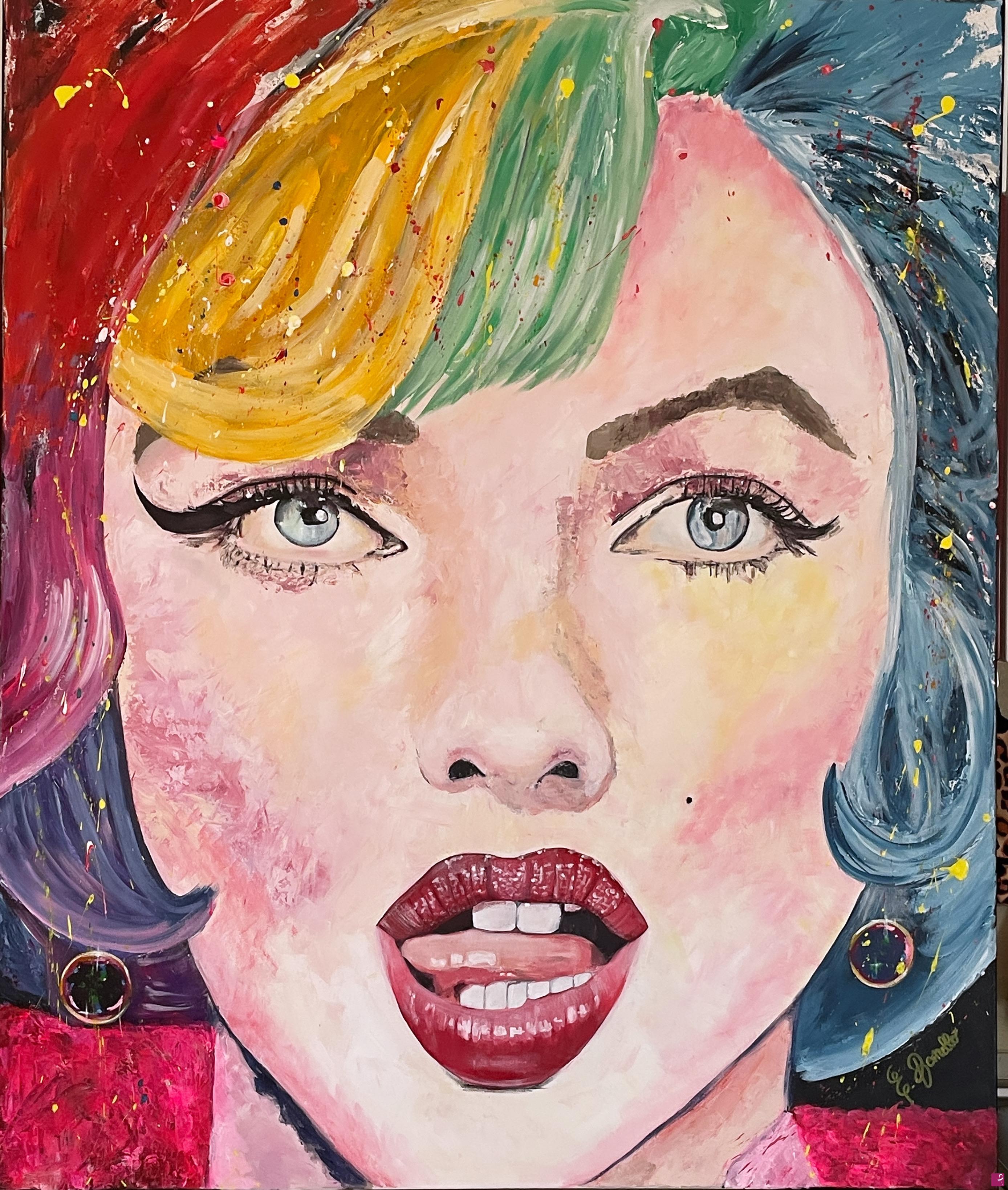 quadri in vendita online - Marilyn in colours 