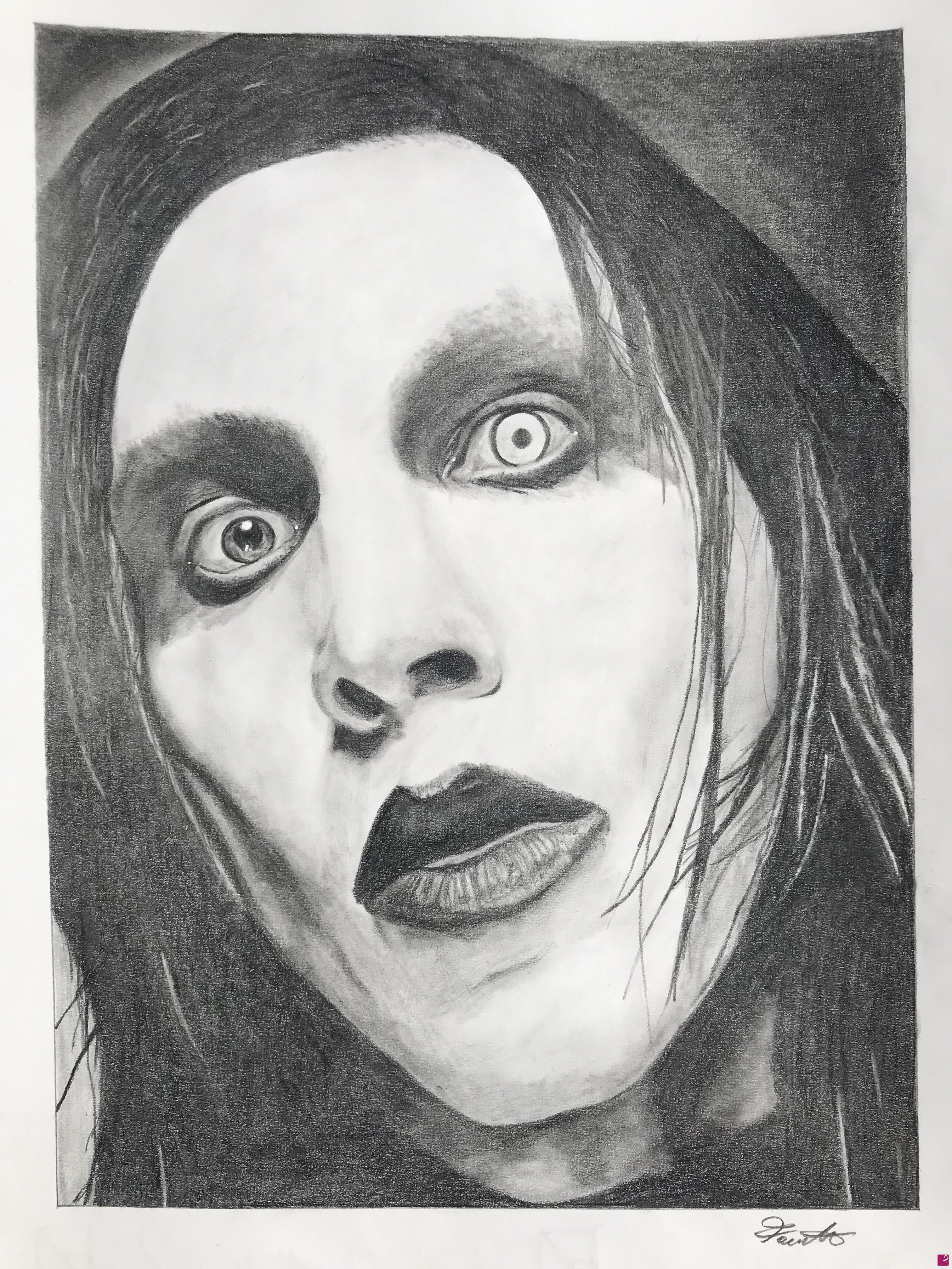 quadri in vendita online - “MARILYN MANSON”