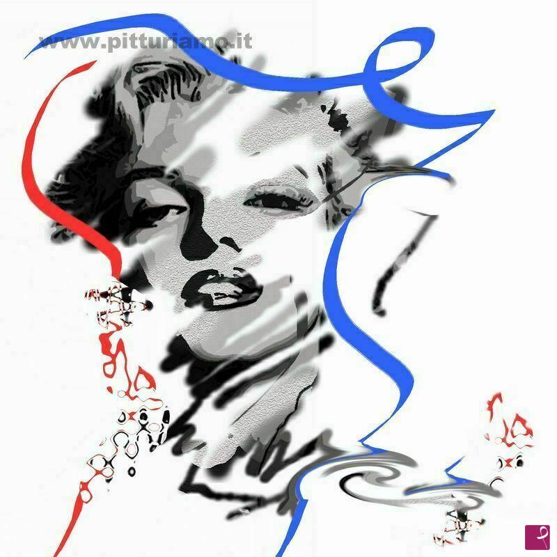 quadri in vendita online - Marilyn Monroe - painting - opera IV