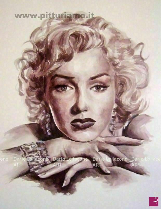 quadri in vendita online - Marilyn Monroe