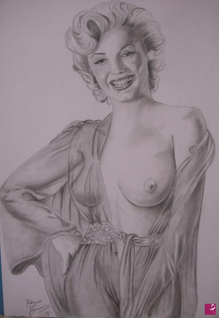 quadri in vendita online - Marilyn Monroe Lingerie 