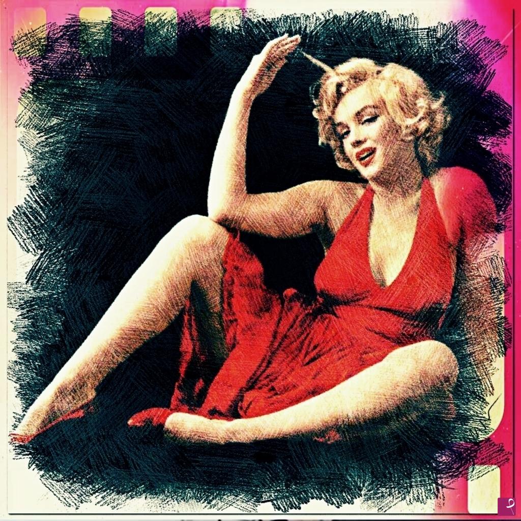quadri in vendita online - Marilyn Monroe " woman spring "