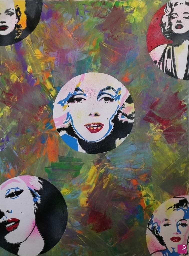 quadri in vendita online - "Marilyn Monroe...the icon of the sensuality"