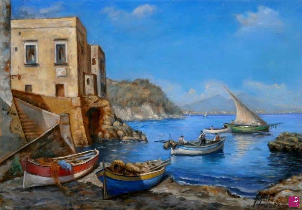 quadri in vendita online - Marina di Napoli Marechiaro