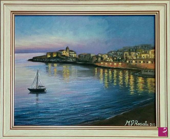 quadri in vendita online - Marina Piccola, Vieste (Puglia)