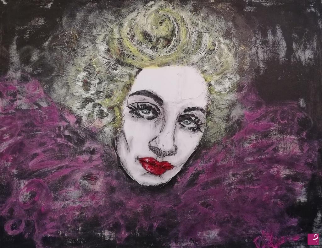 quadri in vendita online - Marlene Dietrich 