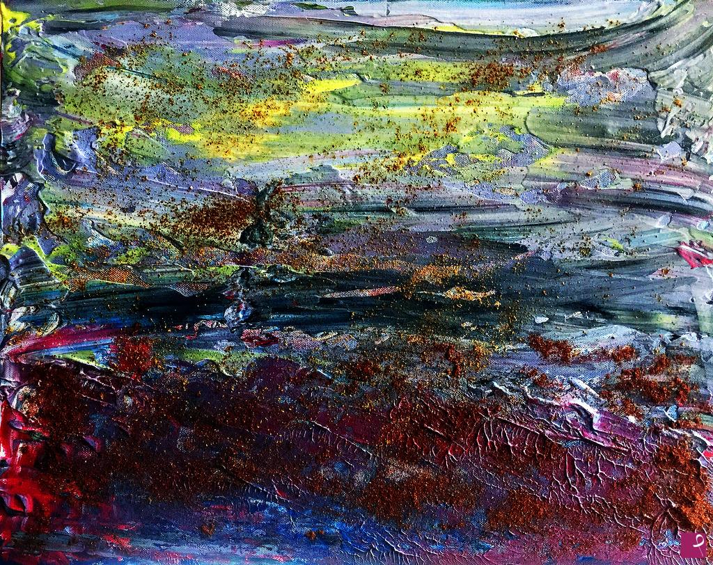 quadri in vendita online - Martian landscape