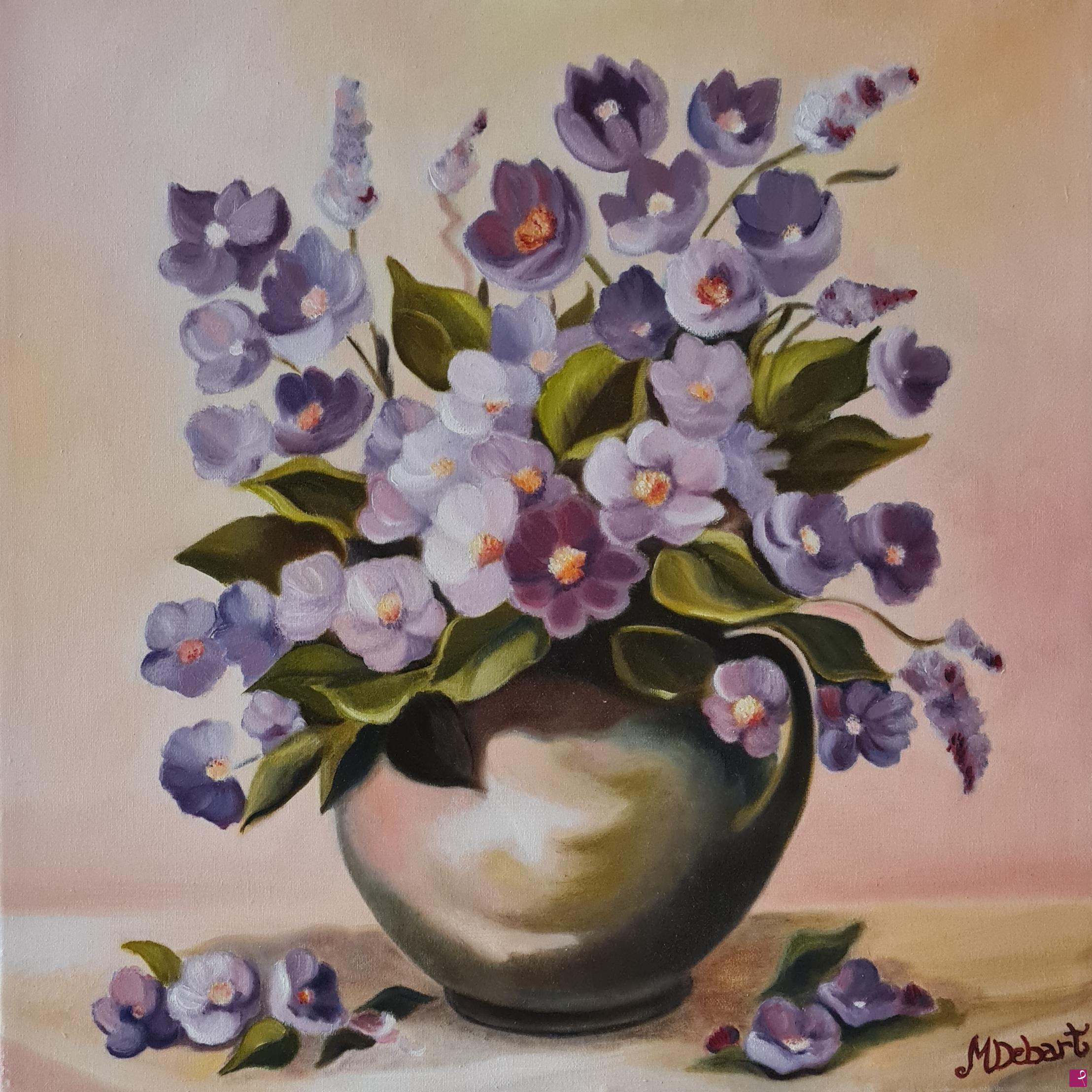 quadri in vendita online - Martisor in violet