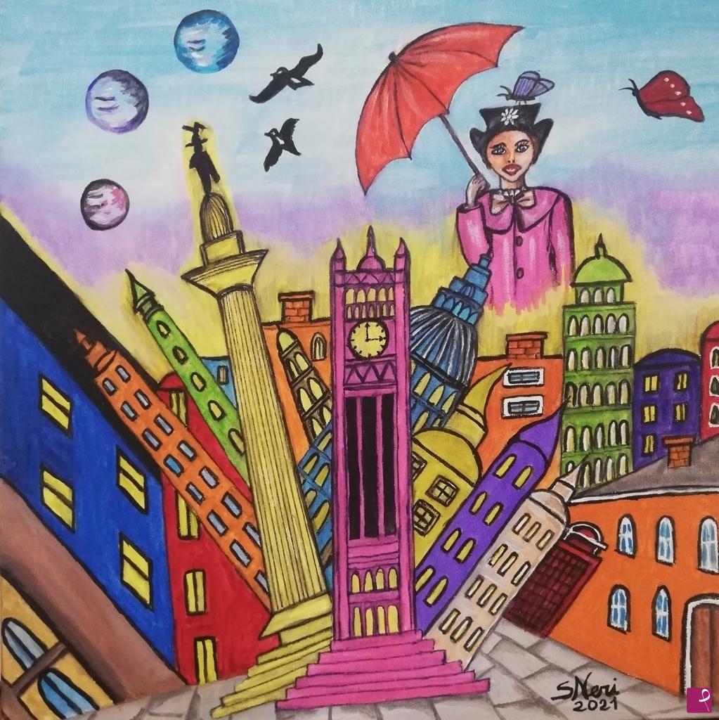 quadri in vendita online - Mary Poppins 