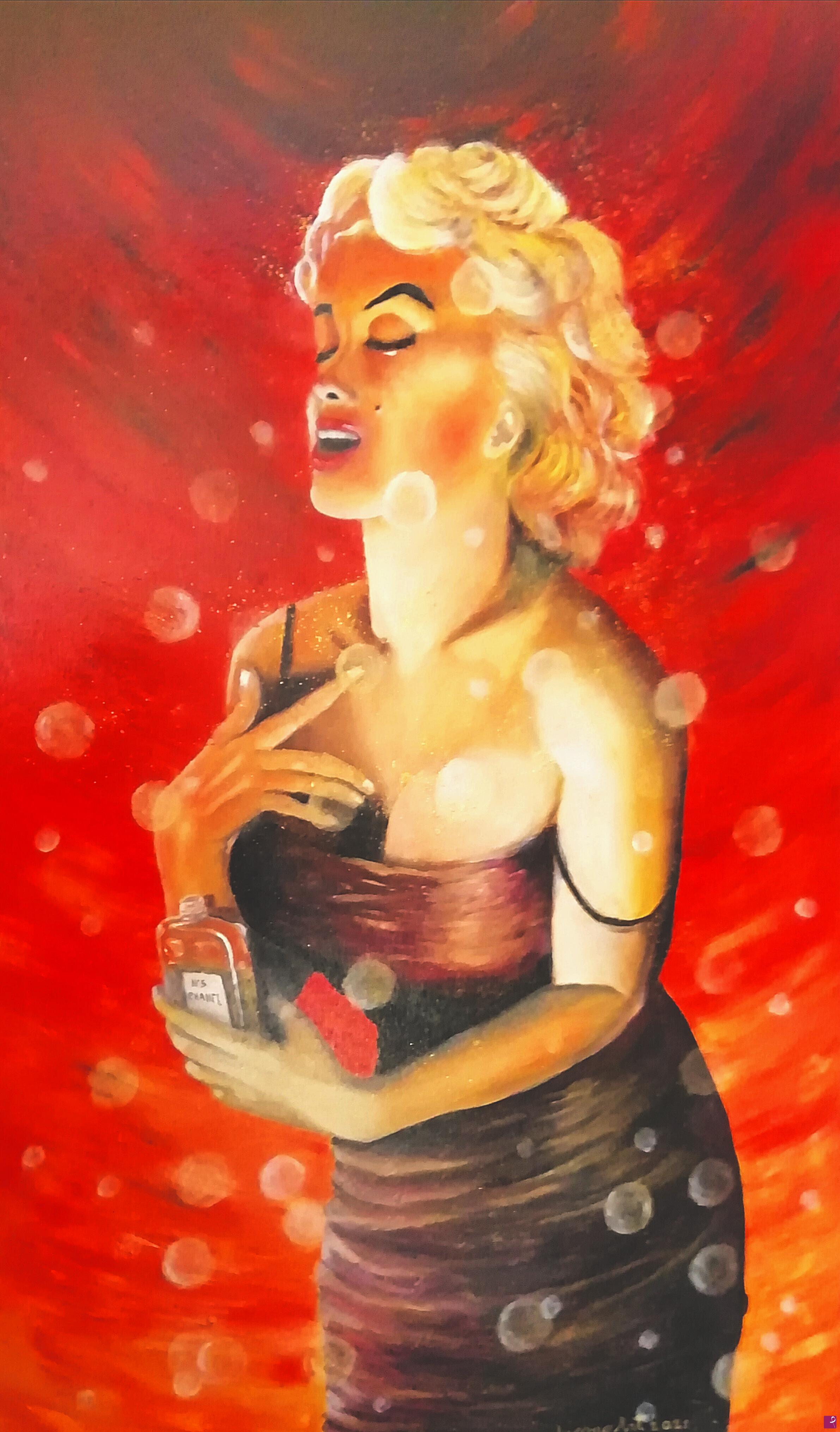 quadri in vendita online - Marylin... profumo d'altri tempi