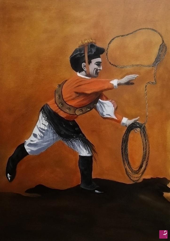 quadri in vendita online - Maschera tradizionale_3