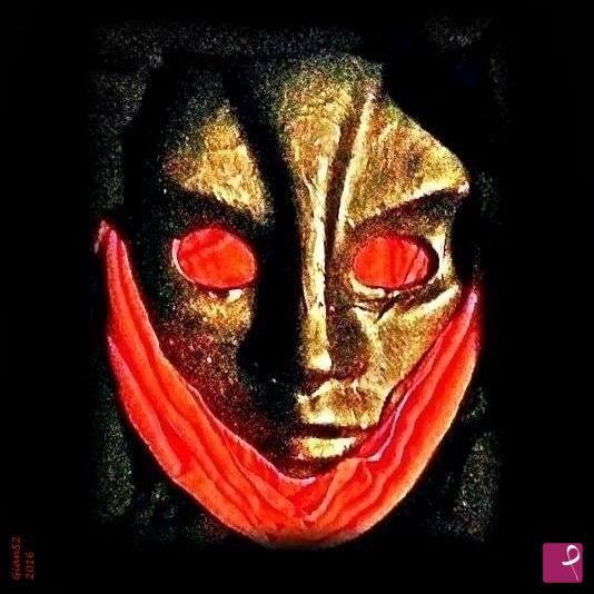 quadri in vendita online - Maschera triste
