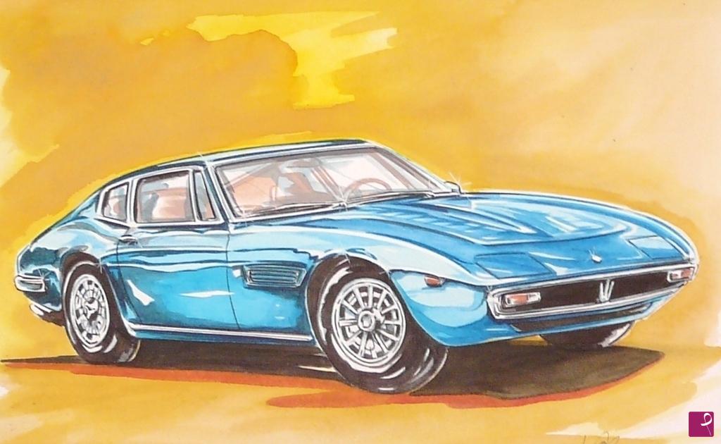 quadri in vendita online - MASERATI GHIBLI 4700 1967