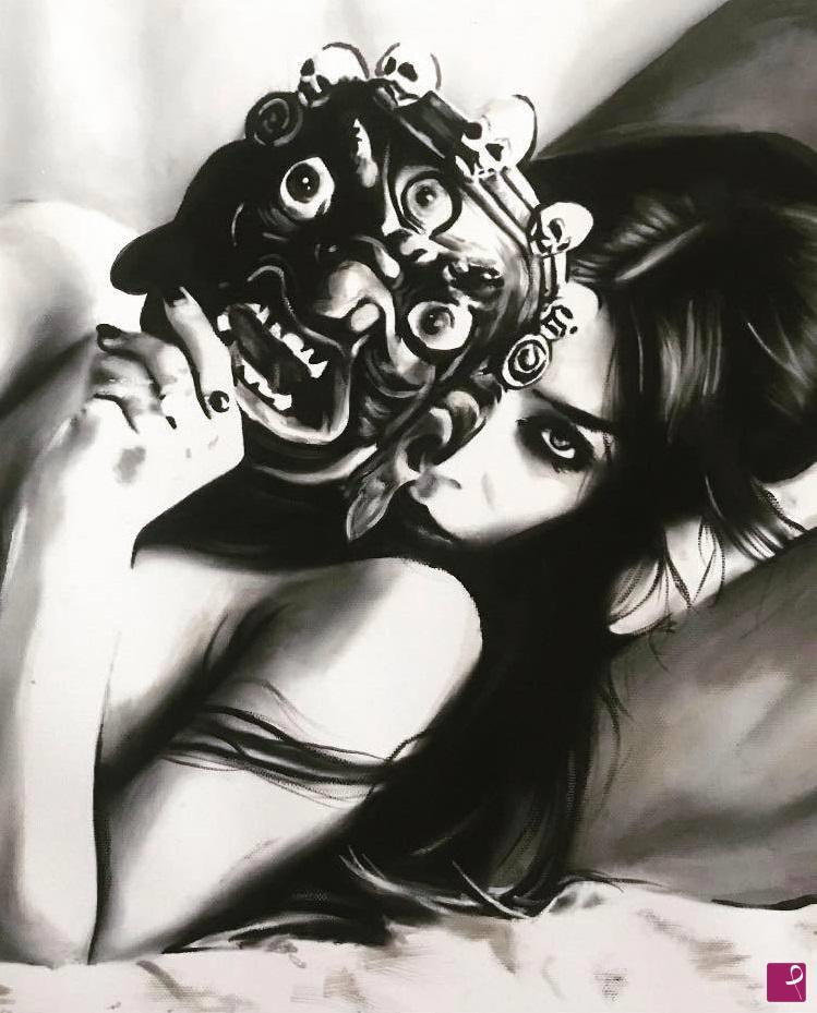 quadri in vendita online - Mask