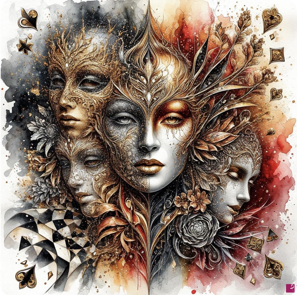 quadri in vendita online - Masks