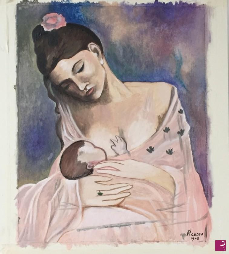 quadri in vendita online - Maternità di Picasso 