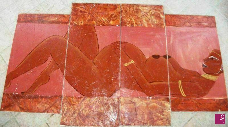 quadri in vendita online - MATERNITà. SEMPLICITà DI UNA PRINCIPESSA AFRICANA