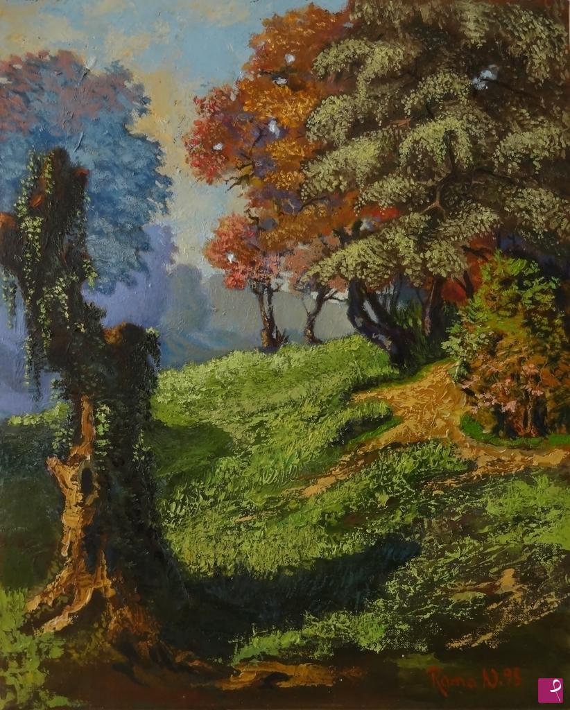 quadri in vendita online - Mattina d'autunno 