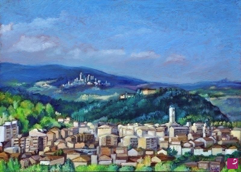 quadri in vendita online - Mattinata Poggibonsese