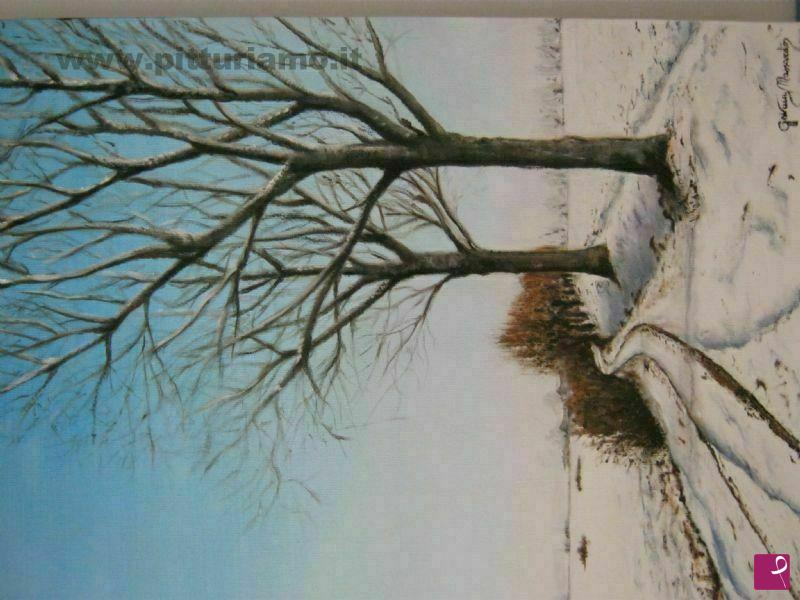 quadri in vendita online - mattino d'inverno