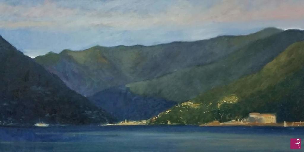 quadri in vendita online - Mattino sul lago