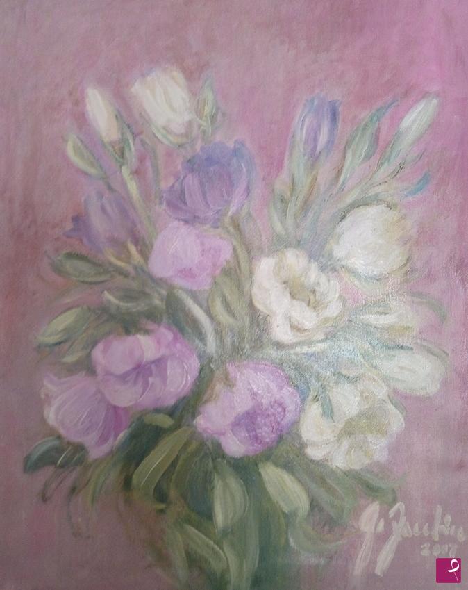 quadri in vendita online - Mazzo di fiori
