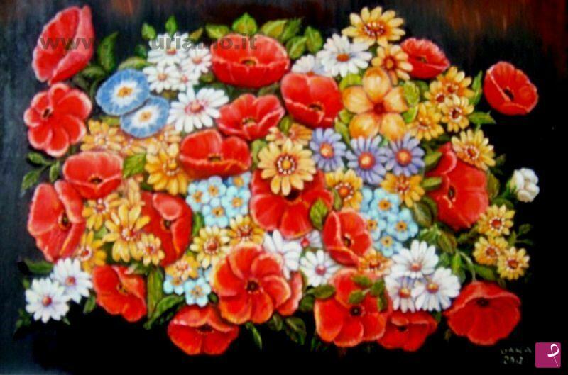 quadri in vendita online - MAZZO DI FIORI